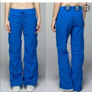 Lululemon studio dance pants royal blue